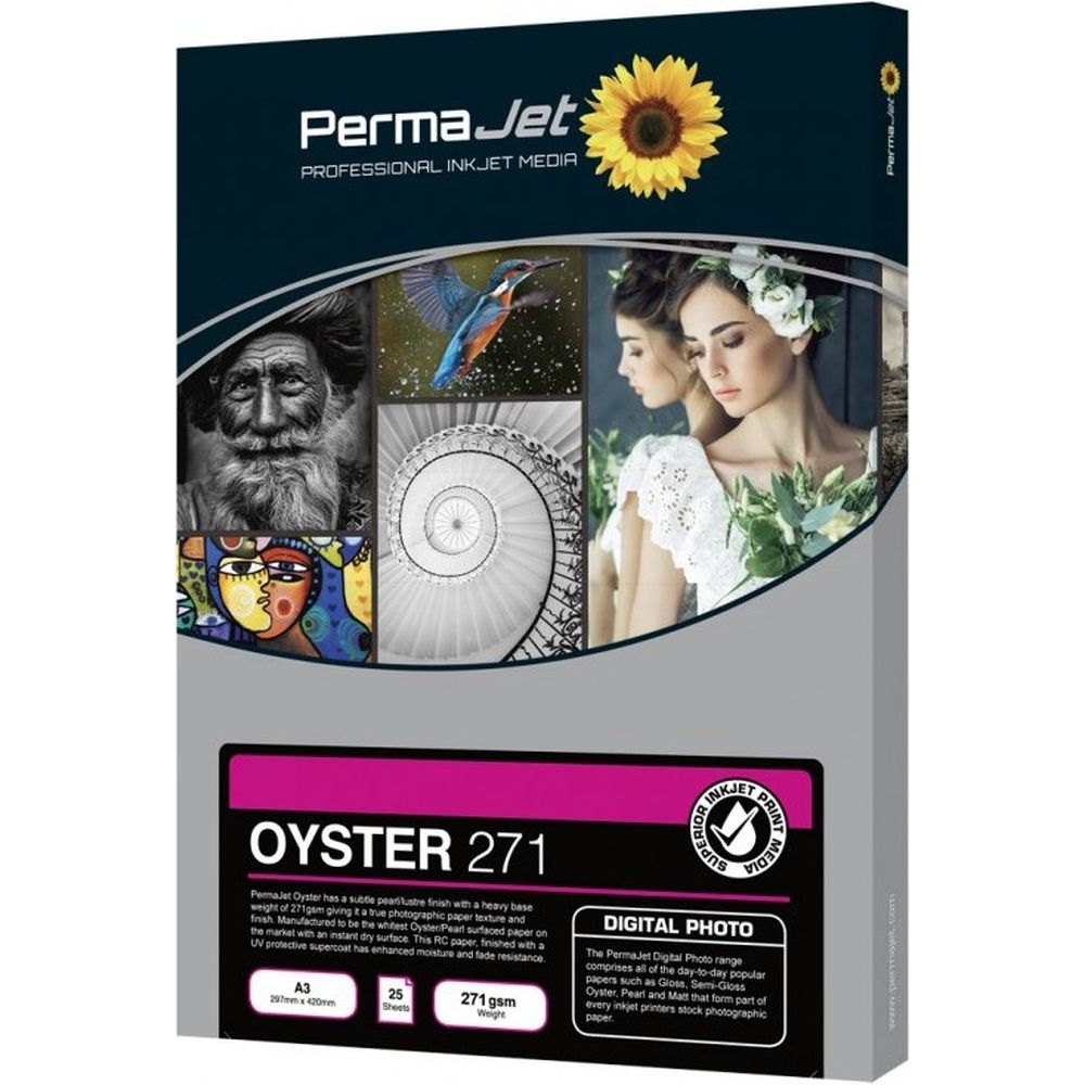 PermaJet Oyster Instant Dry A3 271 Grams 25 Sheets