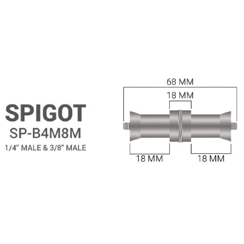 Falcon Eyes Spigot Adapter SP-B4M8M 68mm