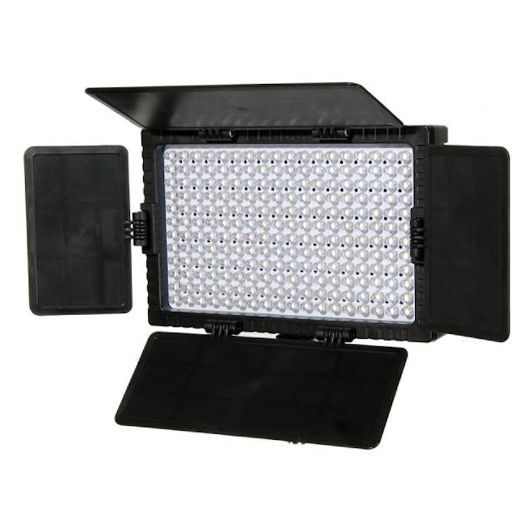 Falcon Eyes LED Lampensatz Dimmbar DV-216VC-K2 auf Akku