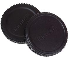 Caruba LB-OL2 Hinterobjektivdeckel und Bodydeckel für MFT