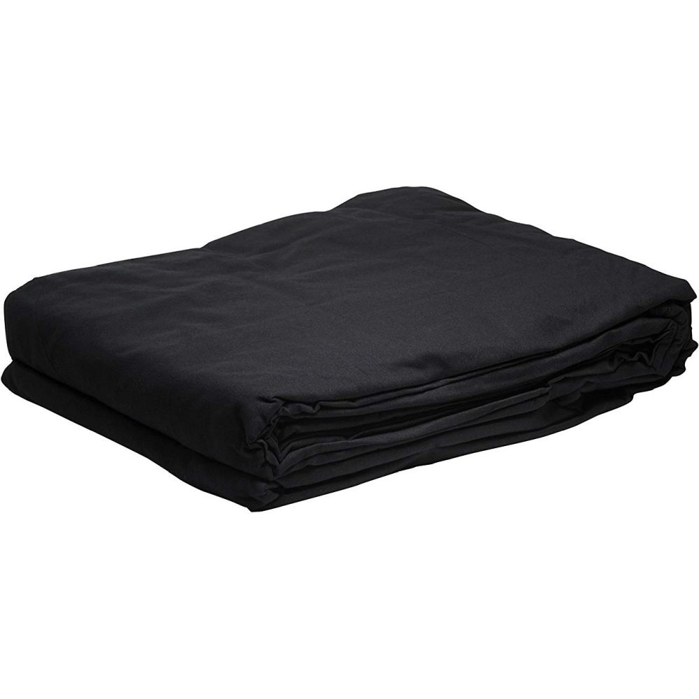 KAMERA EXPRESS BG-2X3-ZW Hintergrundstuch 2,50 x 3,0 Meter Schwarz