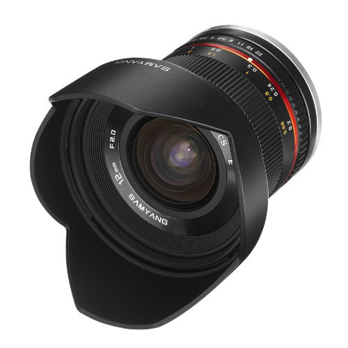 Samyang 12mm f/2.0 NCS CS Fuji X Schwarz