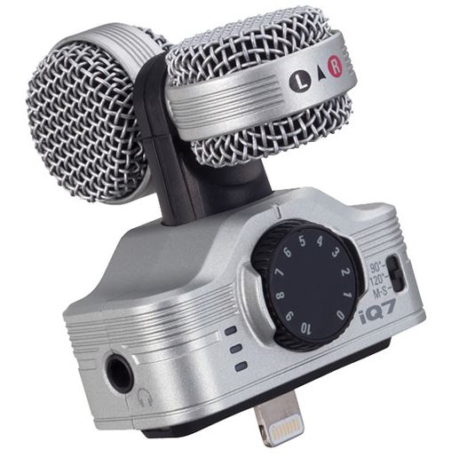 Zoom iQ7 MS Stereo Microphone für iPhone und iPad