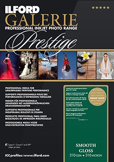 Ilford GALERIE Prestige Smooth Gloss A4 25 Blatt