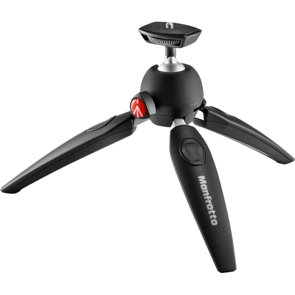 Manfrotto PIXI EVO Dreibeinstativ Schwarz mit Kugelkopf