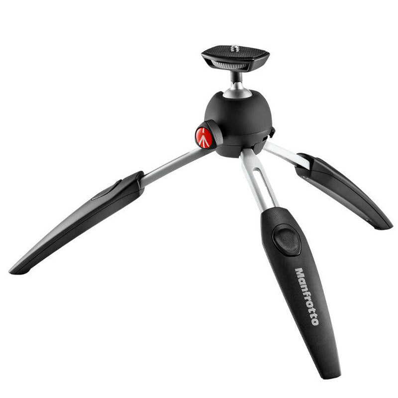 Manfrotto PIXI EVO Dreibeinstativ Schwarz mit Kugelkopf