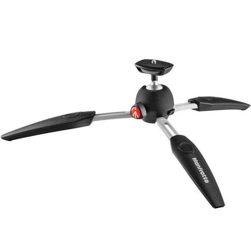 Manfrotto PIXI EVO Dreibeinstativ Schwarz mit Kugelkopf