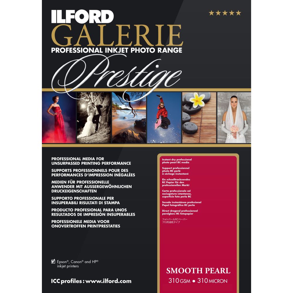 Ilford GALERIE Prestige Smooth Pearl 13x18cm 100 Blatt