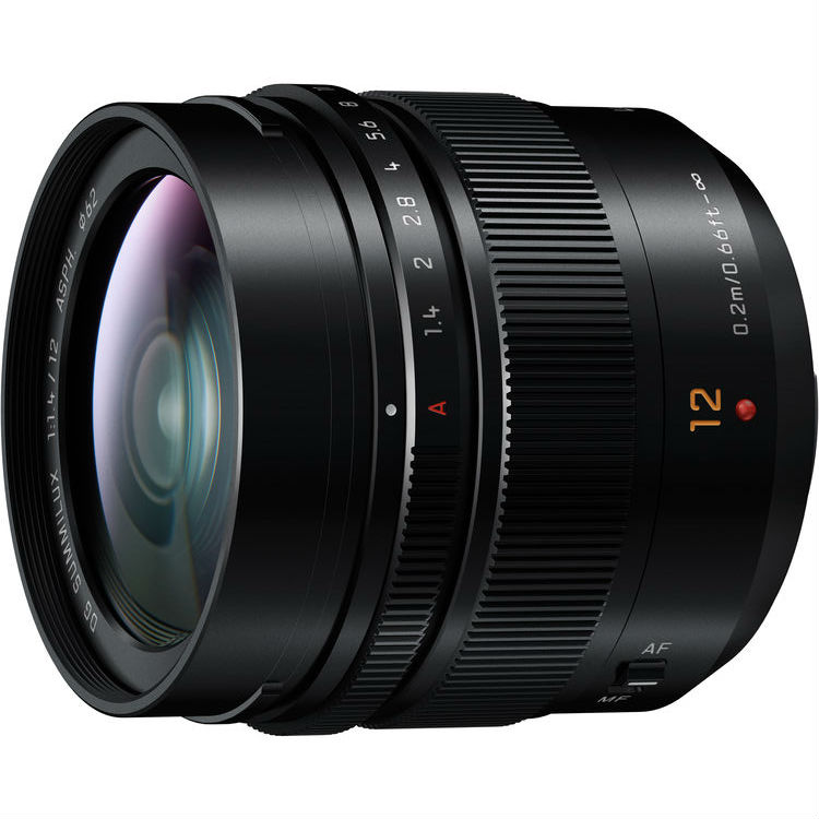 Panasonic Leica DG Summilux 12mm F1.4 ASPH Black