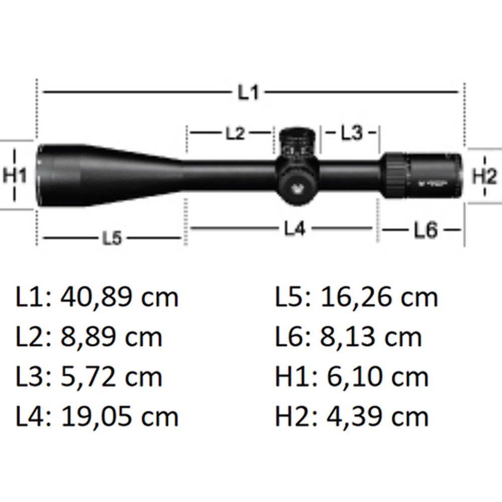 Vortex Golden Eagle HD 15-60x52 Zielfernrohr ECR-1 SFP Fadenkreuz (MOA)