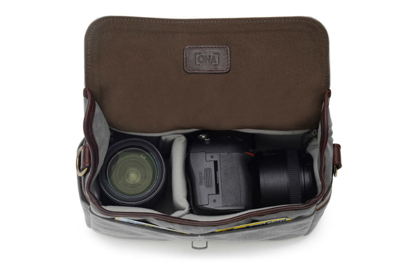ONA The Bowery Messenger Bag Smoke