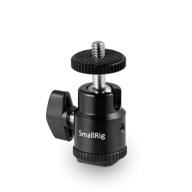 SmallRig 761 New 1/4" Camera Hot shoe mount with additional 1/4" screw