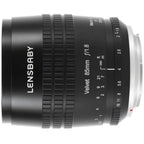 Lensbaby Velvet 85 black Fuji