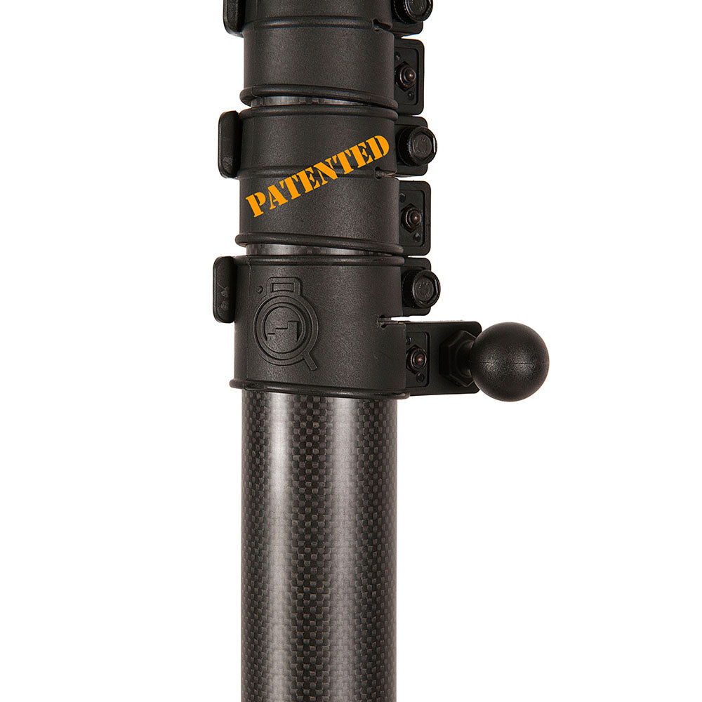 Photomast MK2 8 metre incl. Smartphone Holder with Arm, Tilt Head and Bag