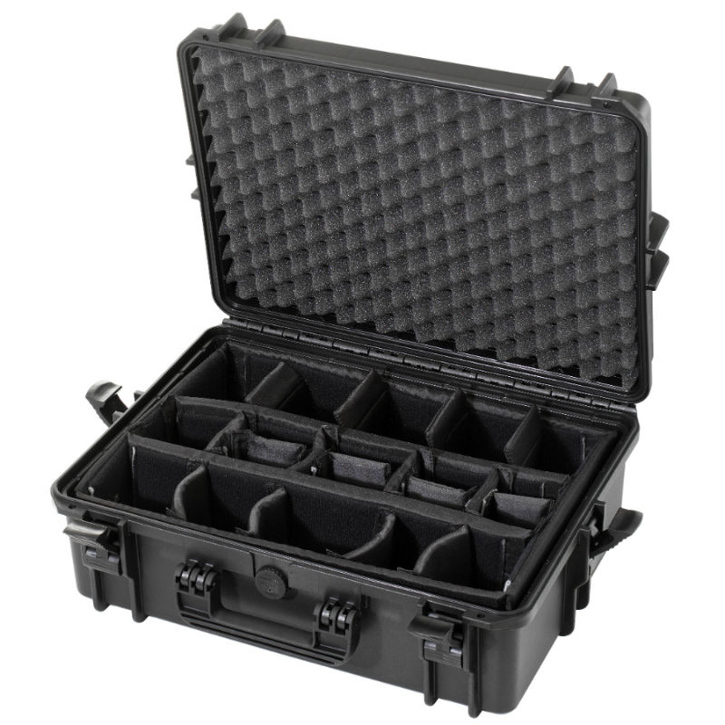 WCS Protection 505TR Koffer Schwarz inkl. Trennwänden