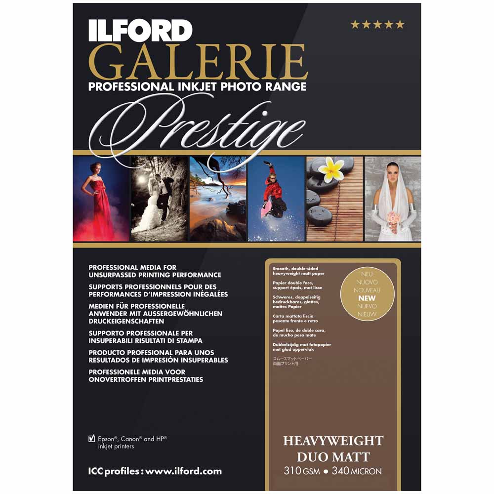 Ilford Galerie Prestige Heavyweight Duo Matt 310g A3+ 25 Blatt