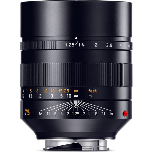 Leica 11676 Noctilux-M 75mm f/1.25 ASPH - Schwarz
