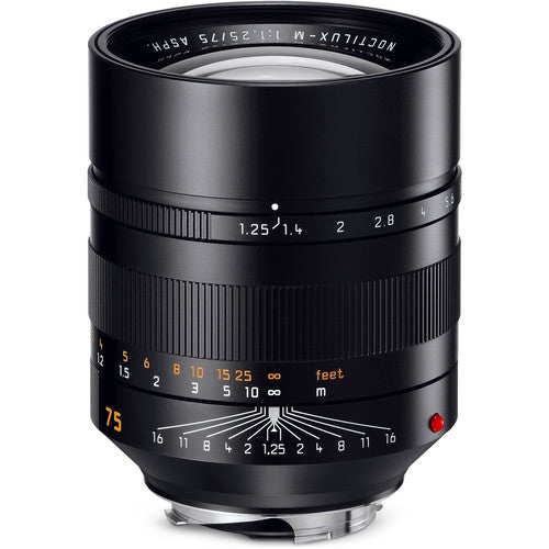 Leica 11676 Noctilux-M 75mm f/1.25 ASPH - Schwarz