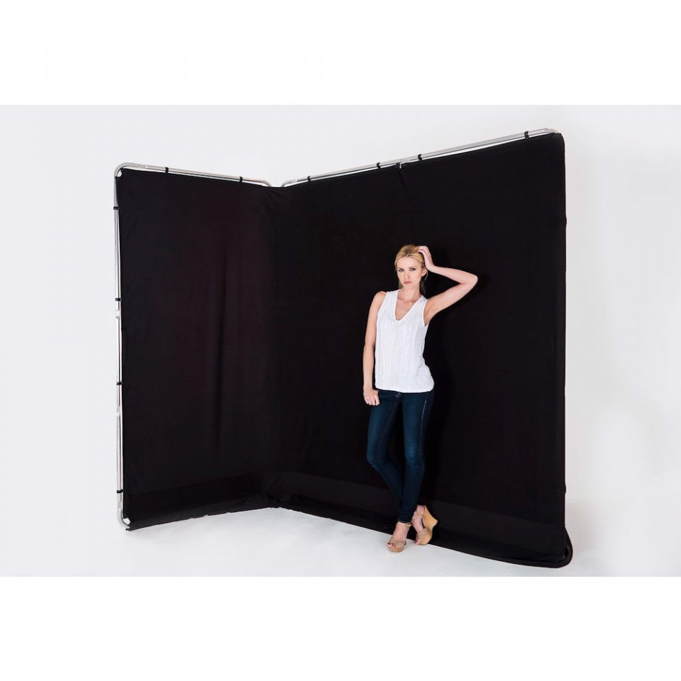 Manfrotto LL LB7621 Panorama-Hintergrund 400 cm Schwarz