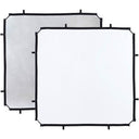 Manfrotto LL LR81131R Skylite Rapid Fabric Small 110x110cm silver/white
