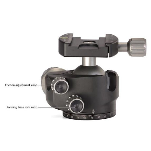 Leofoto LH-40 Ball Head with QP-70 Quick Release Plate
