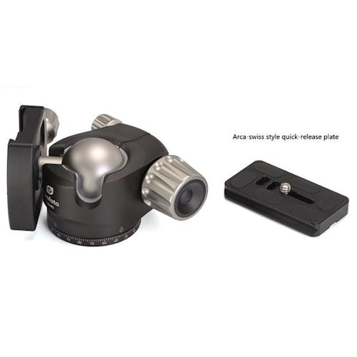 Leofoto LH-40 Ball Head with QP-70 Quick Release Plate