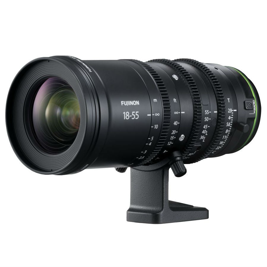 Fujifilm MKX 18-55mm T2.9 Fujinon eqv. 27-84mm