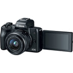 Canon EOS M50 zwart + 15-45mm IS STM