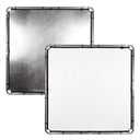 Manfrotto LL LR81531R Skylite Rapid Fabric 150x150cm Midi silber/weiß