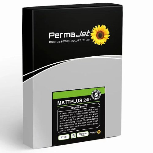 PermaJet PJ51116, Matt Plus, 240 g/m², 7 x 5 Zoll, 100 Blatt