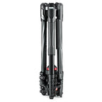 Manfrotto Befree Live Aluminium Lever-Lock Dreibeinstativ-Kit Schwarz mit 2W Kopf