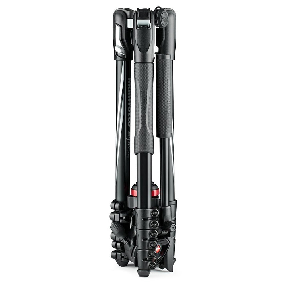 Manfrotto Befree Live Aluminium Lever-Lock Dreibeinstativ-Kit Schwarz mit 2W Kopf