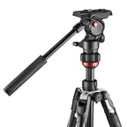 Manfrotto Befree Live Aluminium Lever-Lock Dreibeinstativ-Kit Schwarz mit 2W Kopf