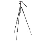Manfrotto Befree Live Aluminium Lever-Lock Dreibeinstativ-Kit Schwarz mit 2W Kopf