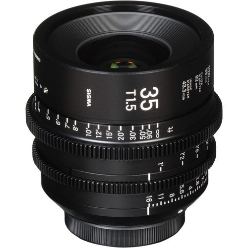 Sigma 35mm T1.5 FF F/VE Cine FF High Speed Prime FF Sony-E Metric