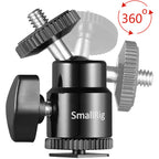 SmallRig 1/4 "Kamera Blitzschuhhalterung mit zusätzlicher 1/4" Schraube (2er Pack) 2059