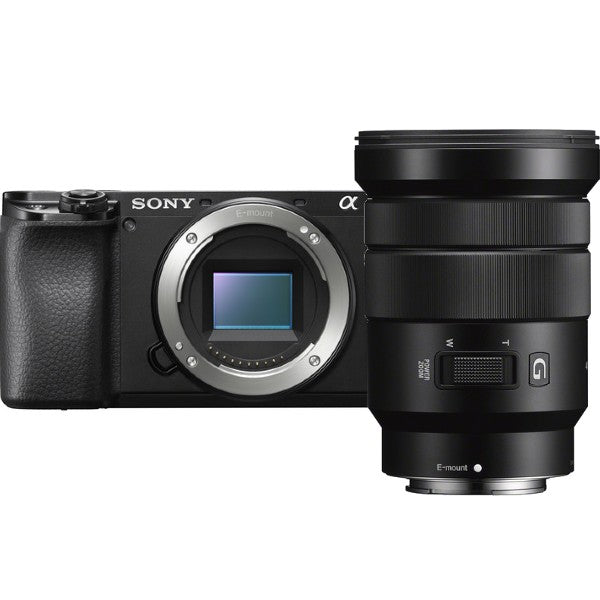 Sony A6400 schwarz + SEL 18-105mm f/4.0 G OSS Powerzoom E-Mount