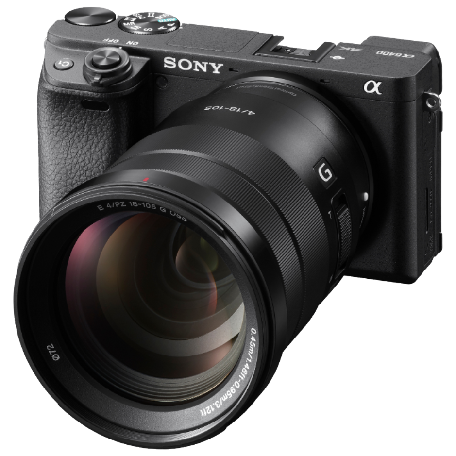 Sony A6400 schwarz + SEL 18-105mm f/4.0 G OSS Powerzoom E-Mount
