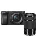 Sony A6400 Gehäuse Schwarz + 16-50mm + 55-210mm