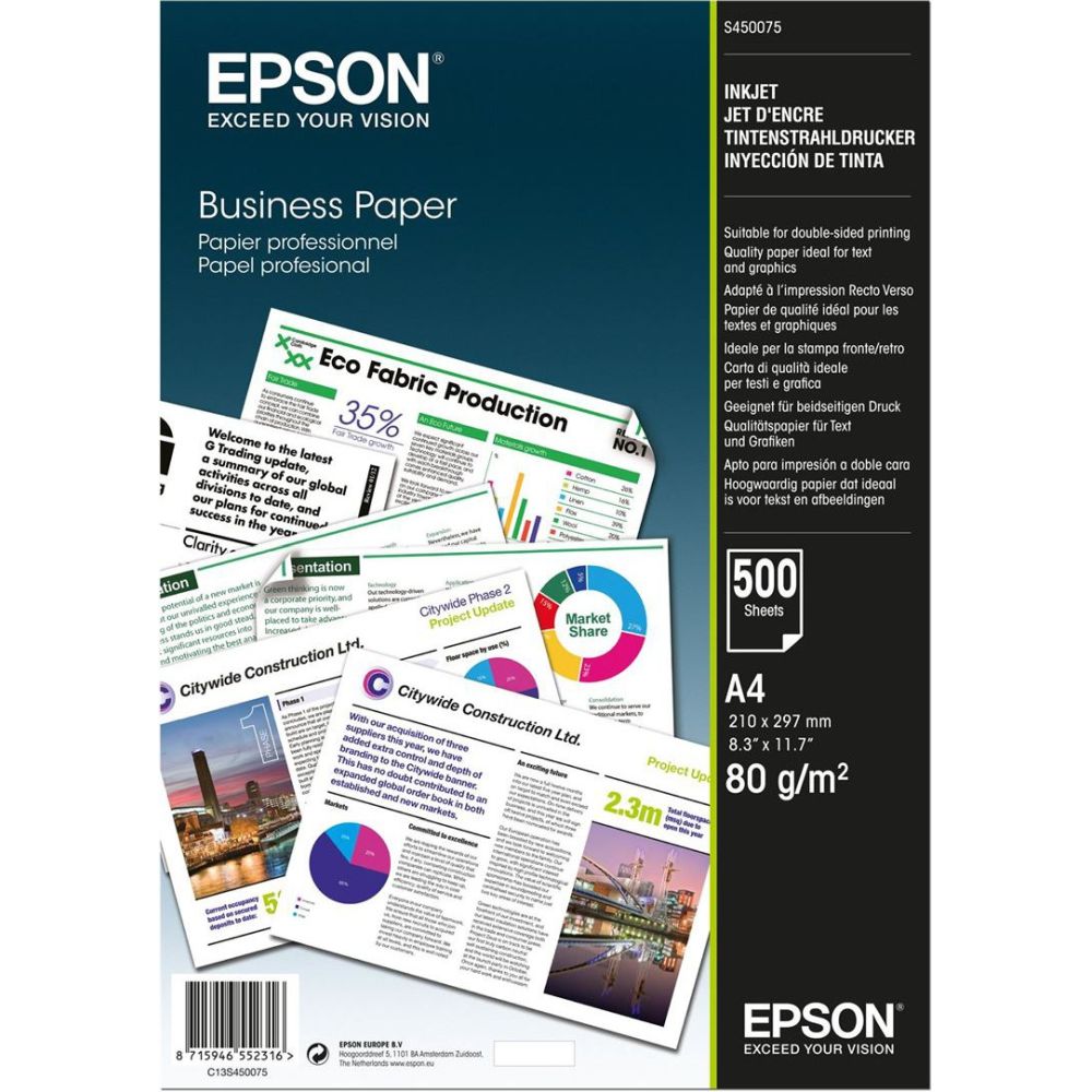 Epson Business Papier A4 80 Gramm 500 Blatt