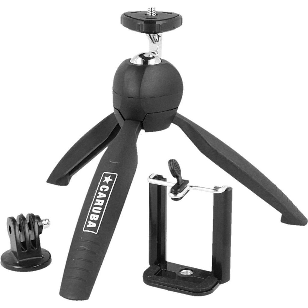 Caruba Orbit15 Mini tripod incl. Phoneholder & GoPro holder