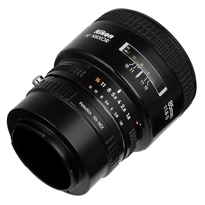 Fotodiox Lens Mount adapter - Nikon F Mount Lens to Sony Alpha E-Mount (NikF-SnyE)
