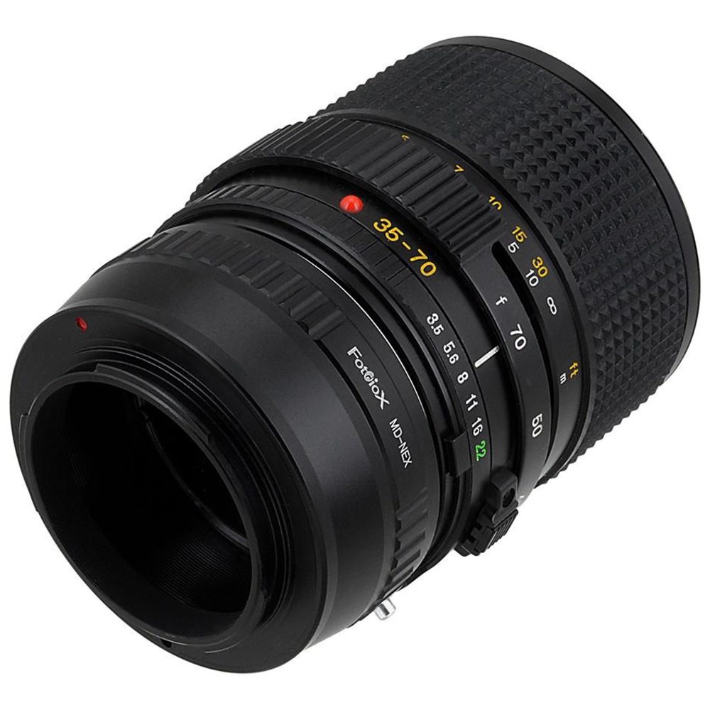 Fotodiox Objektiv Mount Adapter - Minolta Rokkor (SR/MD/MC) SLR-Objektiv auf Sony Alpha E-Mount (MD-SnyE)