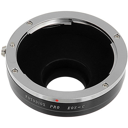 Fotodiox Pro Lens Mount adapter Canon EOS (EF / EF-S) D/SLR Lens to C-Mount (1" Screw Mount) Cine & CCTV (EOS-C-Pro)