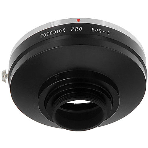 Fotodiox Pro Lens Mount adapter Canon EOS (EF / EF-S) D/SLR Lens to C-Mount (1" Screw Mount) Cine & CCTV (EOS-C-Pro)