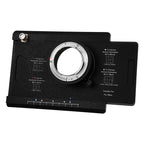 Fotodiox Pro Lens Mount adapter - Nikon Nikkor F Mount D/SLR to Large Format 4x5 View Cameras with a Graflok Rear Standard (with Shift / Stitch Adapter) (NikF-4x5-Pro)