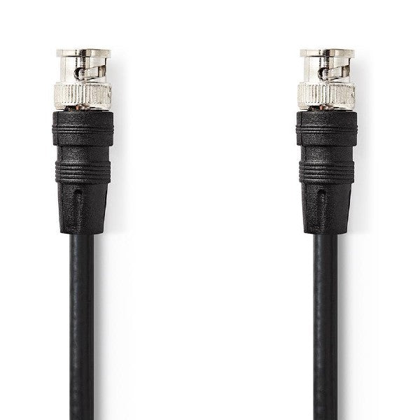 Nedis BNC Videokabel BNC Männlich BNC Männlich 1,0m Schwarz