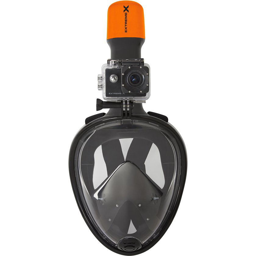 VIZU ExtremeX Full-Face Snorkeling Mask with Action Camera Mount (M/L)