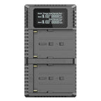 Nitecore USN3 Pro Doppelladegerät für Sony NP F-Serie