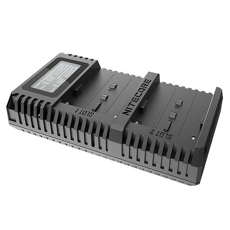 Nitecore USN3 Pro Doppelladegerät für Sony NP F-Serie